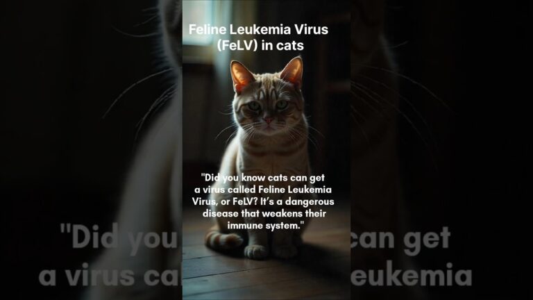 Feline Leukemia Virus (FeLV) in Cats │Cat Health #petcare #cathealth